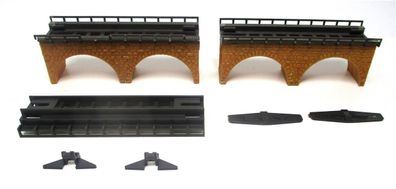 Spur N Faller 2x Bruchsteinviadukt gerade 100mm (Bastler) (Z132-1)
