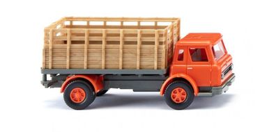 Wiking 044604 Gitteraufbau-Lkw (Int. Harvester) - verkehrsorange Spur H0 1:87