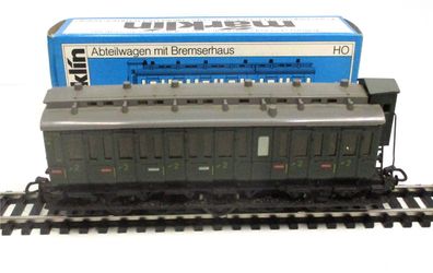 Spur H0 Märklin 4005 Abteilwagen Bremserhaus OVP (3364k)