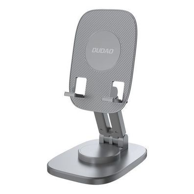 Teleskopische Dudao Tischhalterung fuer Smartphone & Tablet - Faltbar, Grau (F5XS