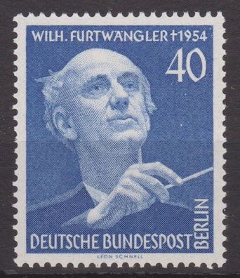 Berlin 1955 postfrisch MiNr. 128 1. Todestag von Wilhelm Furtwängler