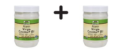 2 x Now Foods Coconut Oil (20oz)