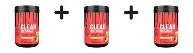 3 x Universal Nutrition Animal Clear Whey Isolate (500g) Peach Iced Tea