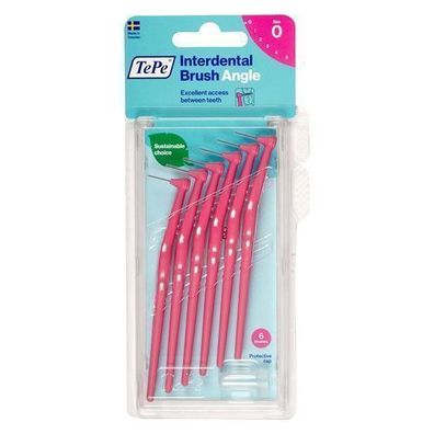 TePe Angle Interdentalbürsten 0,4 mm Rosa, 6 Stück