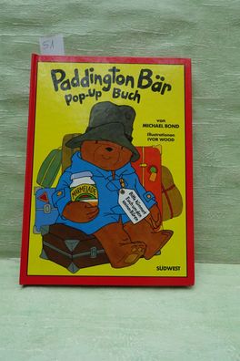 Michael Bond Südwest Ivor Wood Paddington Bär Pop-Up-Buch 1987 ISBN 3517010634