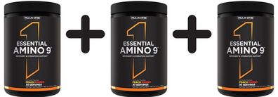 3 x Rule One Essential Amino 9, Peach Mango - 345g