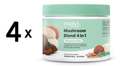 4 x Osavi Mushroom Blend 4 in 1 - 180g