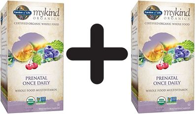 2 x Garden of Life Mykind Organics Prenatal Once Daily - 30 tabs