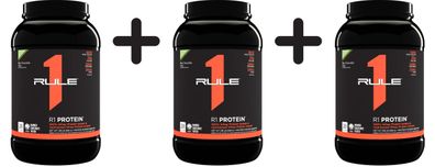3 x Rule One R1 Protein, Mint Chocolate Chip - 896g