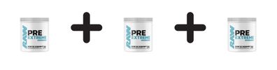 3 x Raw Nutrition Pre Extreme, Kiwi Blueberry - 360g