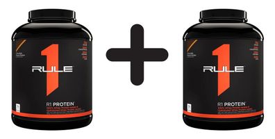 2 x Rule One R1 Protein, Chocolate Peanut Butter - 2270g