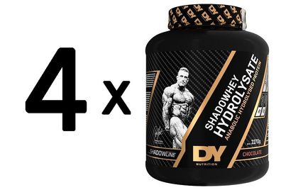 4 x Dorian Yates Shadowhey Hydrolysate, Chocolate - 2270g