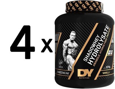 4 x Dorian Yates Shadowhey Hydrolysate, Vanilla - 2270g