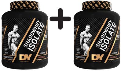 2 x Dorian Yates Shadowhey Isolate, Cookies & Cream - 2000g