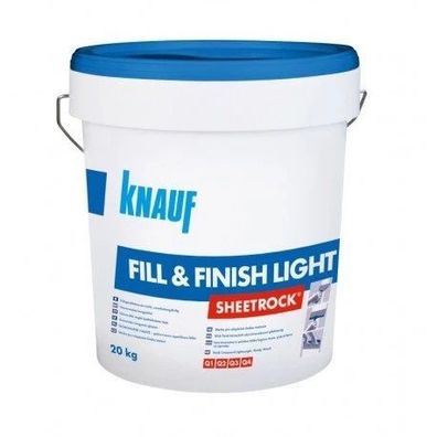 KNAUF Sheetrock Fill & Finish light 20kg Spachtelmasse Füllspachtel Feinspachtelmasse