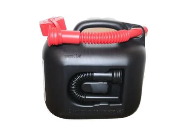 Hünersdorff Kraftstoffkanister Premium 5 l schwarz 2 Auslaufrohre