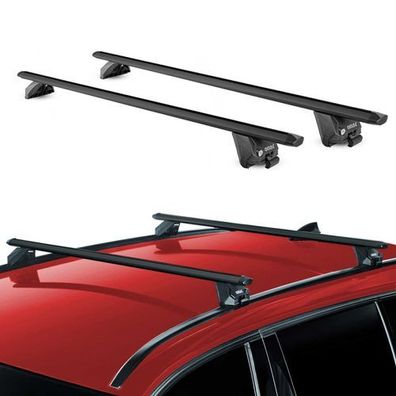 Dachträger Gepäckträger für BMW 5er Touring F11 G31 2010-2025 Alu Schwarz 2x ABE