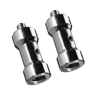 Walimex Set 2x Spigot Gewinde Adapter 1/4" auf 3/8" Fotografie Kamera Zubehör