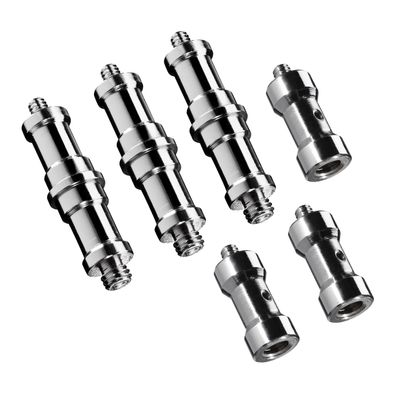 Walimex Set 3 + 3 Spigot Gewinde Adapter 3/8" 1/4" Fotografie Kamera Zubehör Foto