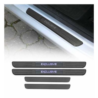 Einstiegsleisten Exclusive für VW Tiguan 2016-2025 Chrom Gebürstet Dunkel 4x
