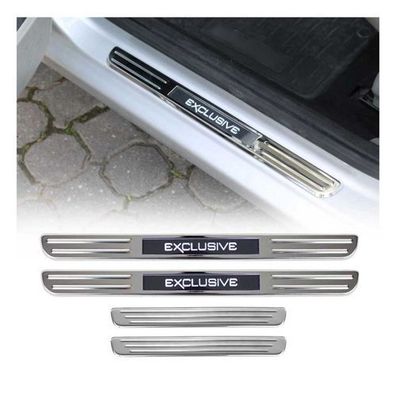 Einstiegsleisten Schweller Exclusive für VW Tiguan 2016-2025 Chrom Gebürstet 4x