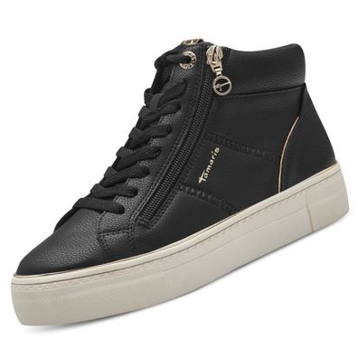 Tamaris Damen High Top Sneaker Schwarz 1-25248-43/001