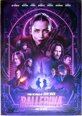 From the World of John Wick: Ballerina - Original Kinoplakat A0 - Filmposter