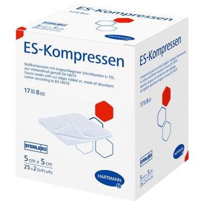 ES-Kompressen steril 5x5cm (25 x 2 Stk.)