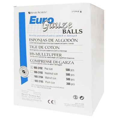 Mulltupfer Erbse 15x20mm (500 Stk.)