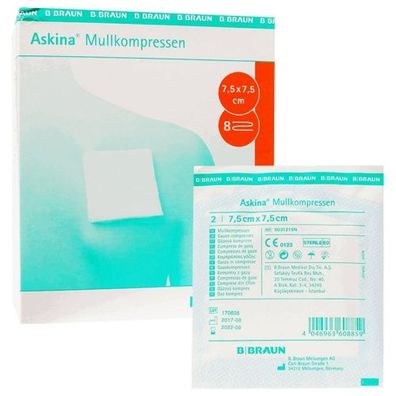 Askina Kompresse 7,5x7,5cm steril (50 Stk.)
