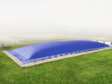 Aufblasbare Poolabdeckung Poolplane rechteckig aus LKW Plane 680 g/ m² (1360g/ m²)