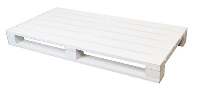 Palette 120 x 60 x 13 cm - weiß