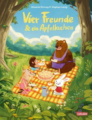 Vier Freunde und ein Apfelkuchen | Annette Herzog | Buch | 32 S. | Deutsch