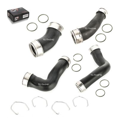 4x Turboschlauch Ladeluftschlauch Set für VW Transporter T5 Multivan V 2.5 TDI