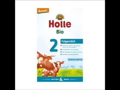 Holle 3x Bio-Folgemilch 2 600g