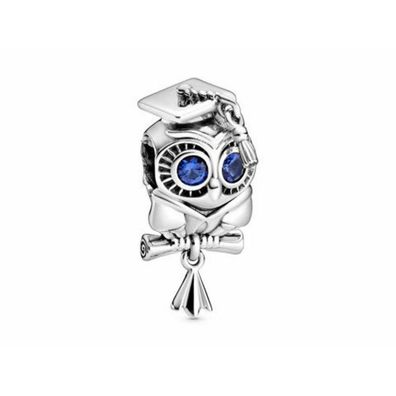 Bead - Sterlingsilber - Charm Schulabschluss Eule