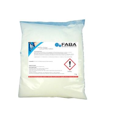 FABA ph Plus, ph Heber Pulver 5 kg für Pool & Whirlpool, schnelllöslich
