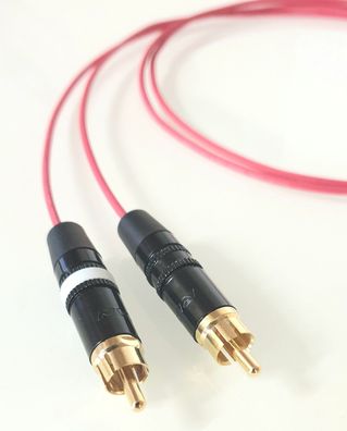 Mogami "Little Wonder" / HighEnd Mini-Cinchkabel / Neglex / OFC / Rean / rot