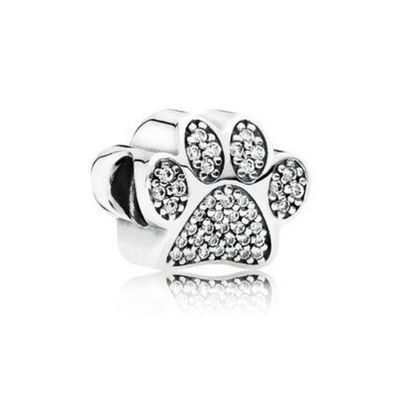 Bead - Silber - Charm Hundetatze