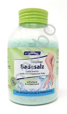 6,58 Euro pro 1kg Votawohl Fu?pflege Badesalz 600g