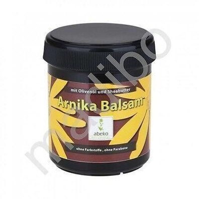 2,46 Euro pro 100ml abeko Arnika Balsam 120ml mit Sheabutter, Olivelöl und Ringelblum