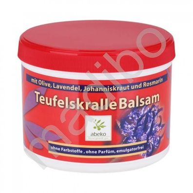34,00 Euro pro 1 Liter abeko Teufelskralle Balsam - Inhalt: 500 ml
