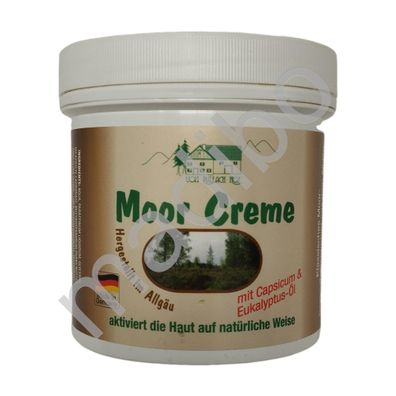 3,16 Euro pro 100ml Moor Creme vom Pullach Hof 250ml