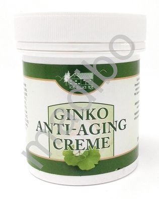 5,56 Euro pro 100ml Ginko Anti-Aging Creme vom Pullach Hof 125ml