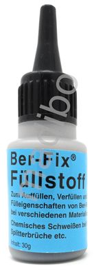 26,67 Euro pro 100g Ber-Fix Füllstoff - Inhalt: 30 Gramm - Farbe: Schwarz