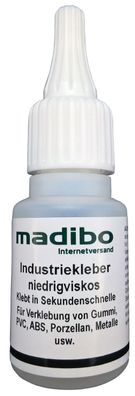 49,75 Euro pro 100g madibo Industriekleber - niederviskos - 20 Gramm