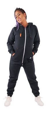 O'Poppy Jumpsuit Damen mit spitzer Kapuze dunkelblau