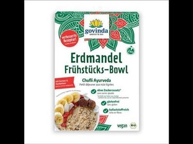Govinda 3x Erdmandel-Frühstücks-Bowl - Chufli Ayurveda 500g
