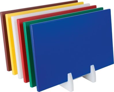 Saro SARO Polyethylen-Schneidebrett, Anti-Rutsch-Füße, weiß