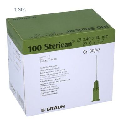 Sterican Dental-Kanüle 27G 0,4 x 40mm (1 Stk.)